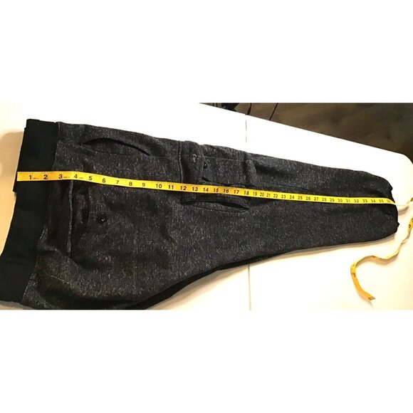 HOLLYWOOD- MENS BLACK/GREY ELASTIC WAIST TAPER LEG JOGGER SWEATPANTS SIZE LARGE - Picture 6 of 6